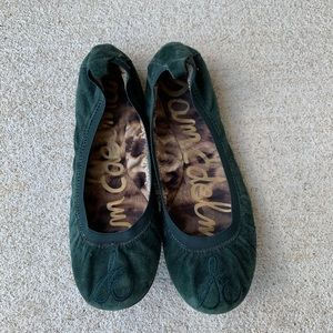 Sam Edelman Forest Green Flats